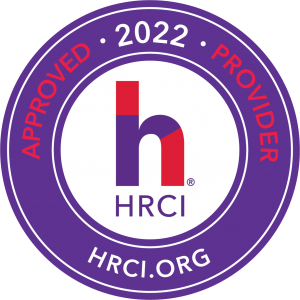 HRCI Approved Provider 2022 Seal